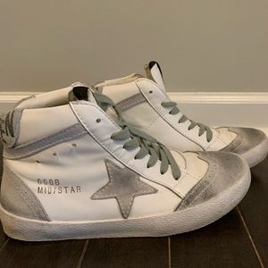 Golden Goose Grey high tops sneakers!